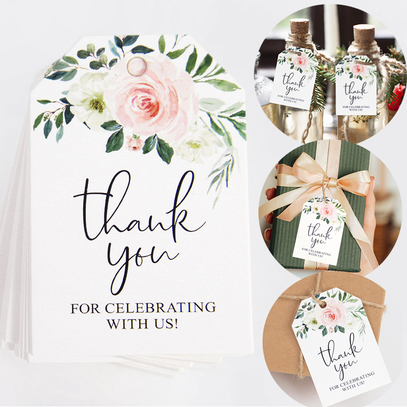 Wedding Card Box - 50 Stück „Thank You For Celebrating