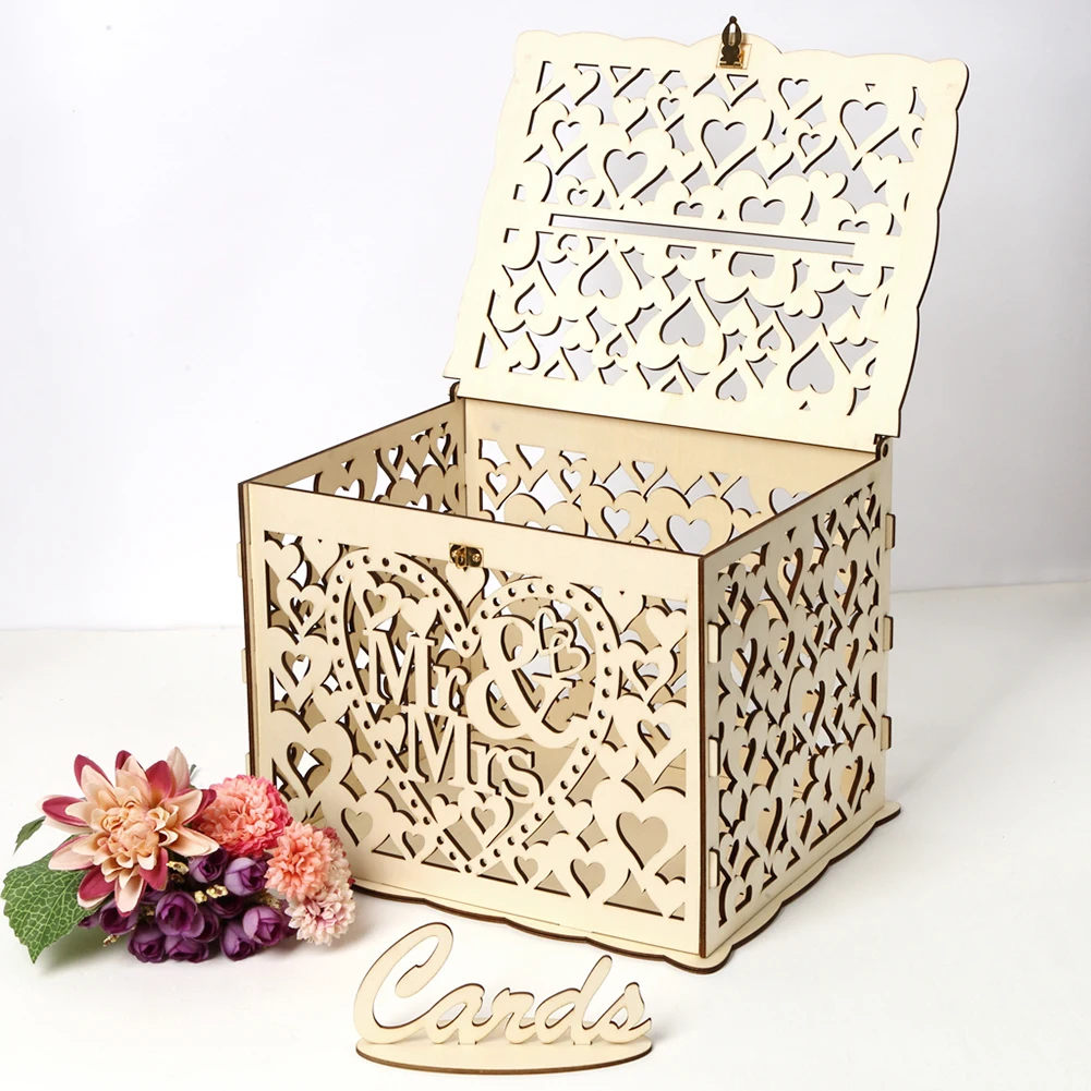 Hölzerne Hochzeits karte Box H – Wedding Card Box Bewertung und Preis