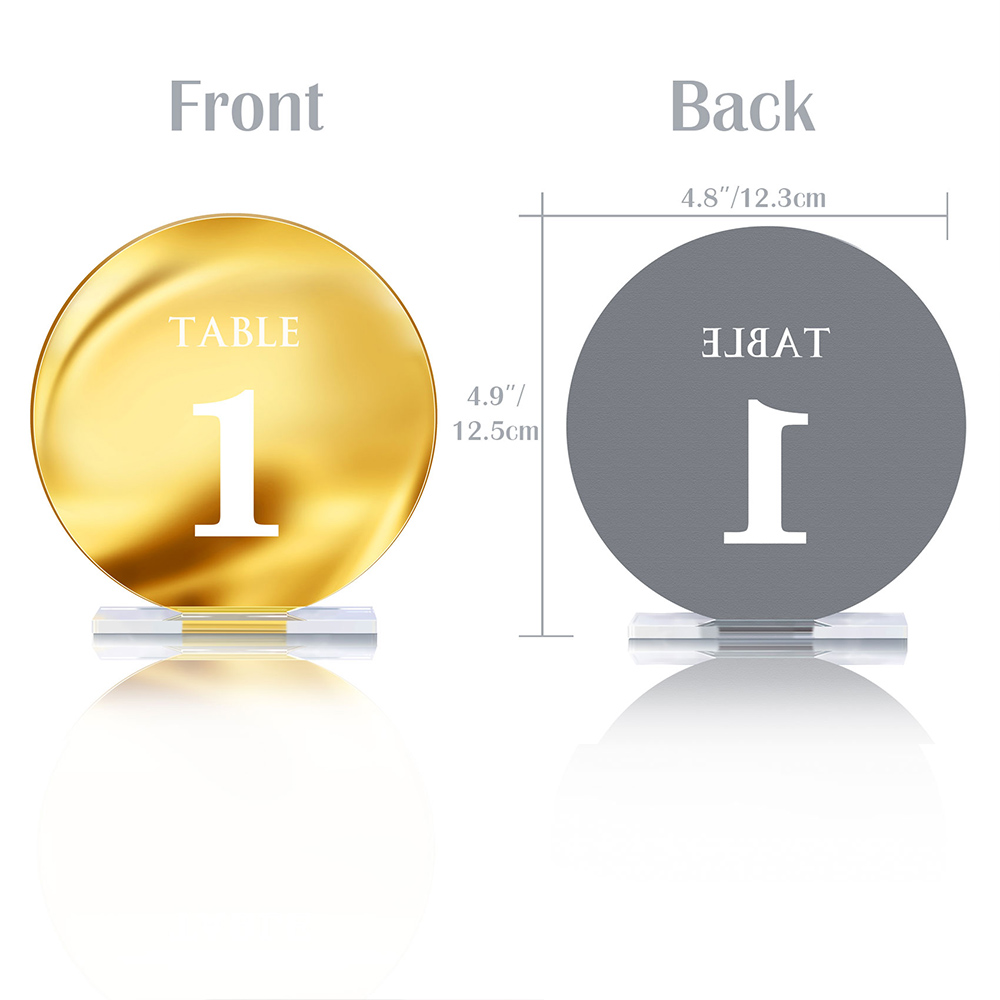 Acryl Hochzeit Tisch nummer Ze – Table Number Gold Bewertung und Preis