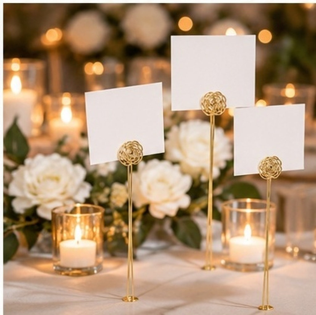 30 Stück elegante goldene Blum – Table Number Gold Bewertung und Preis