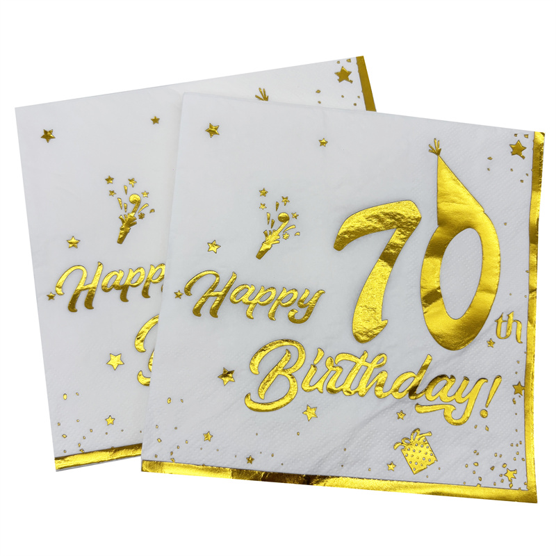 10 Stück goldene Servietten zu – Table Number Gold Bewertung und Preis