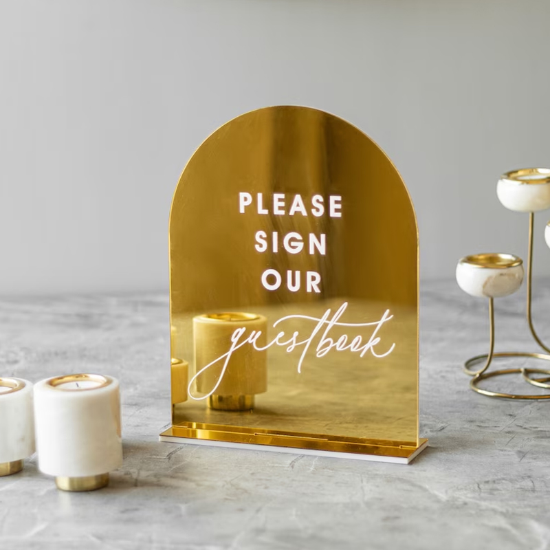 Satz von 4 Hochzeits zeichen,  – Table Number Gold Bewertung und Preis