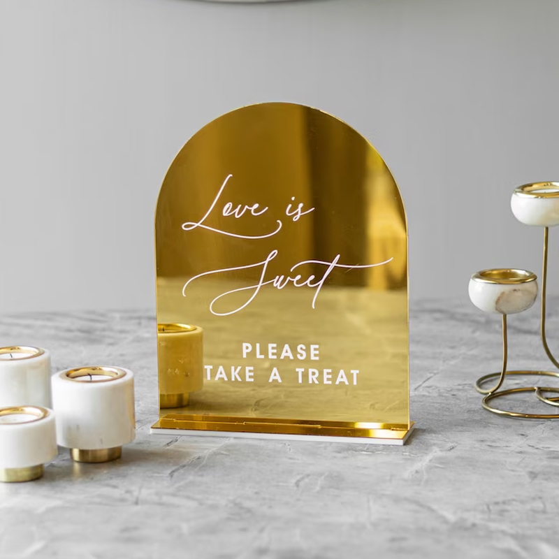 Satz von 4 Hochzeits zeichen,  – Table Number Gold Bewertung und Preis