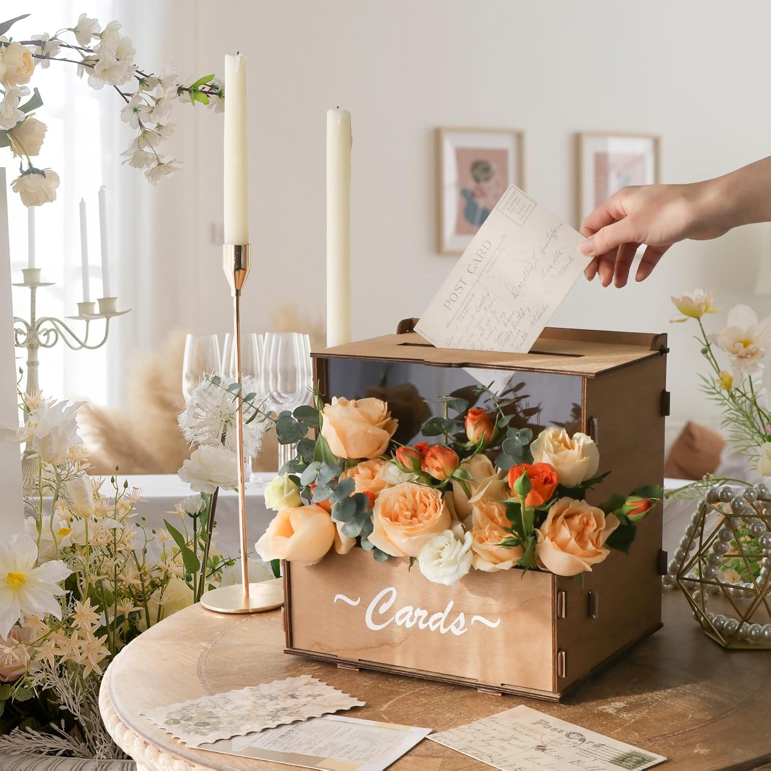 Hochzeitskartenbox aus Holz mi – Wedding Card Box Bewertung und Preis